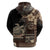 Vaiaso o le Gagana Samoa Zip Hoodie Siapo Motif Black