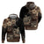 Vaiaso o le Gagana Samoa Zip Hoodie Siapo Motif Black