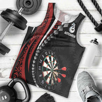 Personalized New Zealand Darts Men Tank Top Kowhaiwhai Whero Koiri - Manaia
