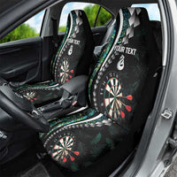 Personalized New Zealand Darts Car Seat Cover Paua Shell Koiri - Manaia