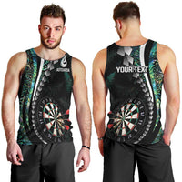Personalized New Zealand Darts Men Tank Top Paua Shell Koiri - Manaia