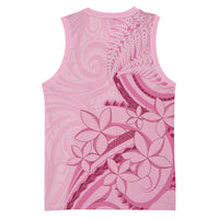 Aotearoa Maori Basketball Jersey Pink Fern Ribbons - Polynesian Pride