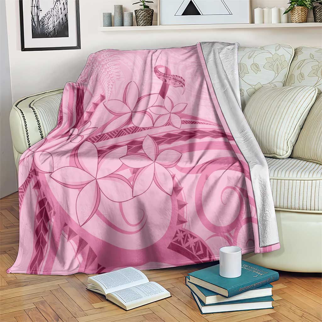 Aotearoa Maori Blanket Pink Fern Ribbons - Polynesian Pride