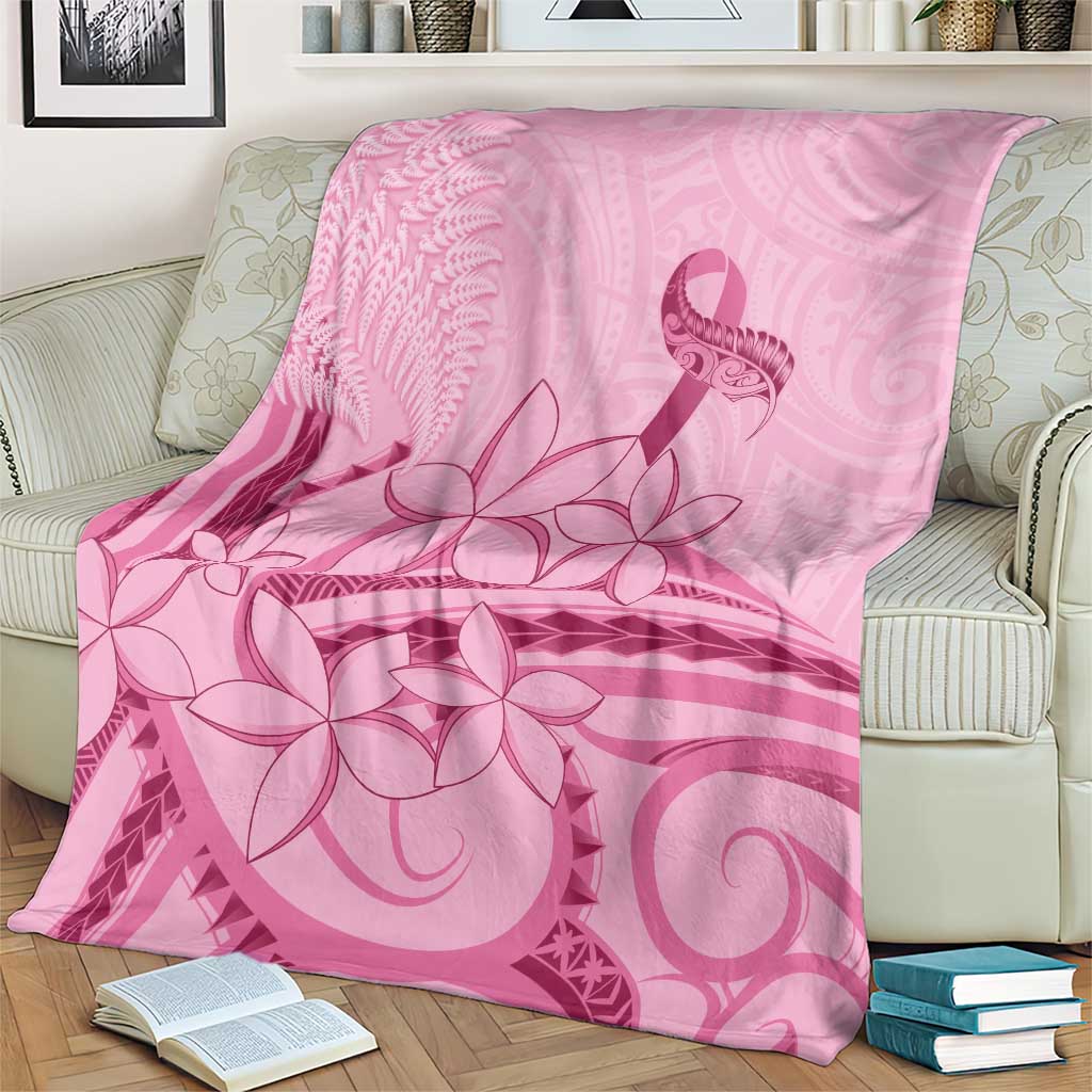Aotearoa Maori Blanket Pink Fern Ribbons - Polynesian Pride