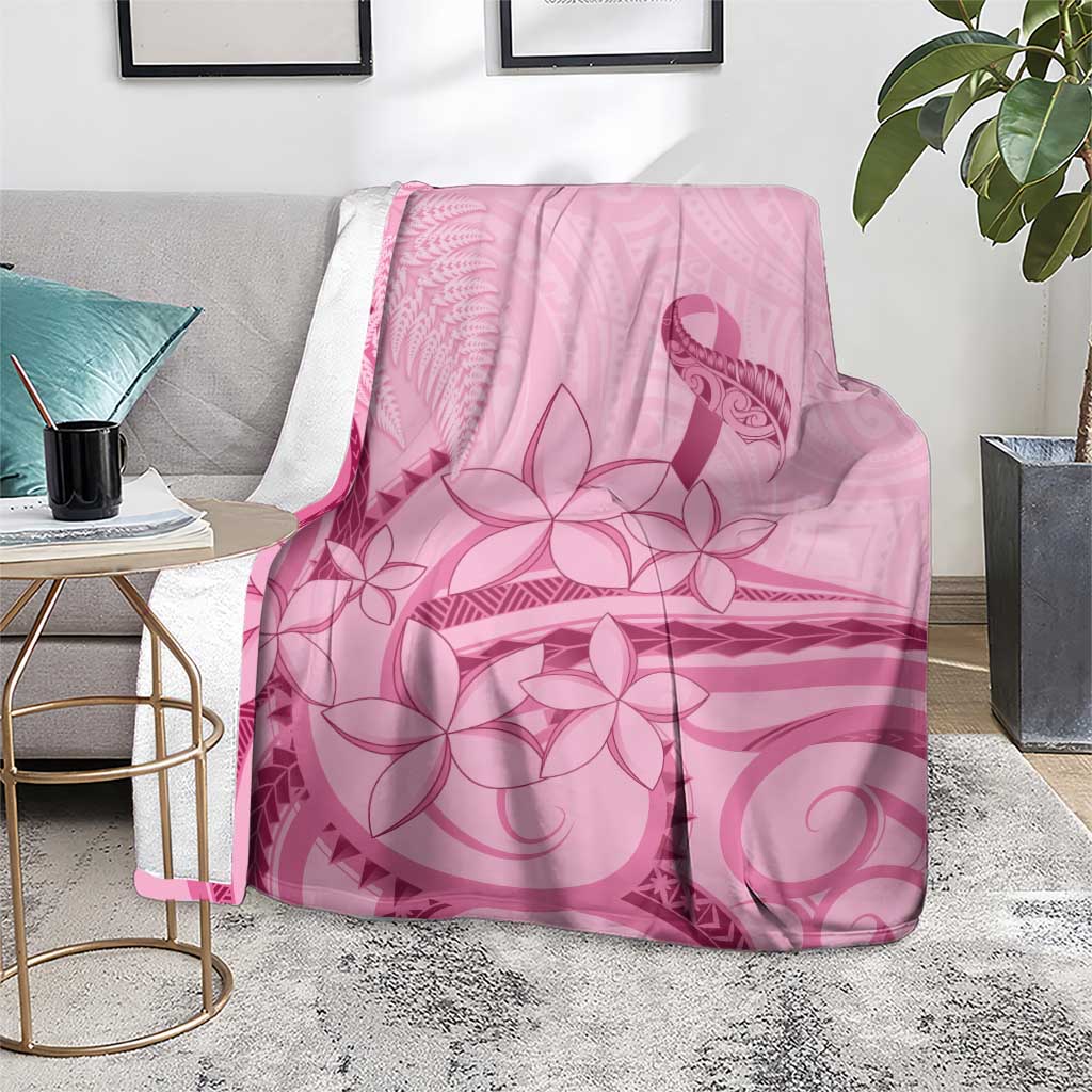 Aotearoa Maori Blanket Pink Fern Ribbons - Polynesian Pride