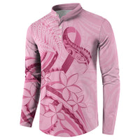 Aotearoa Maori Button Sweatshirt Pink Fern Ribbons - Polynesian Pride
