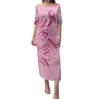 Aotearoa Maori Family Matching Puletasi and Hawaiian Shirt Pink Fern Ribbons - Polynesian Pride