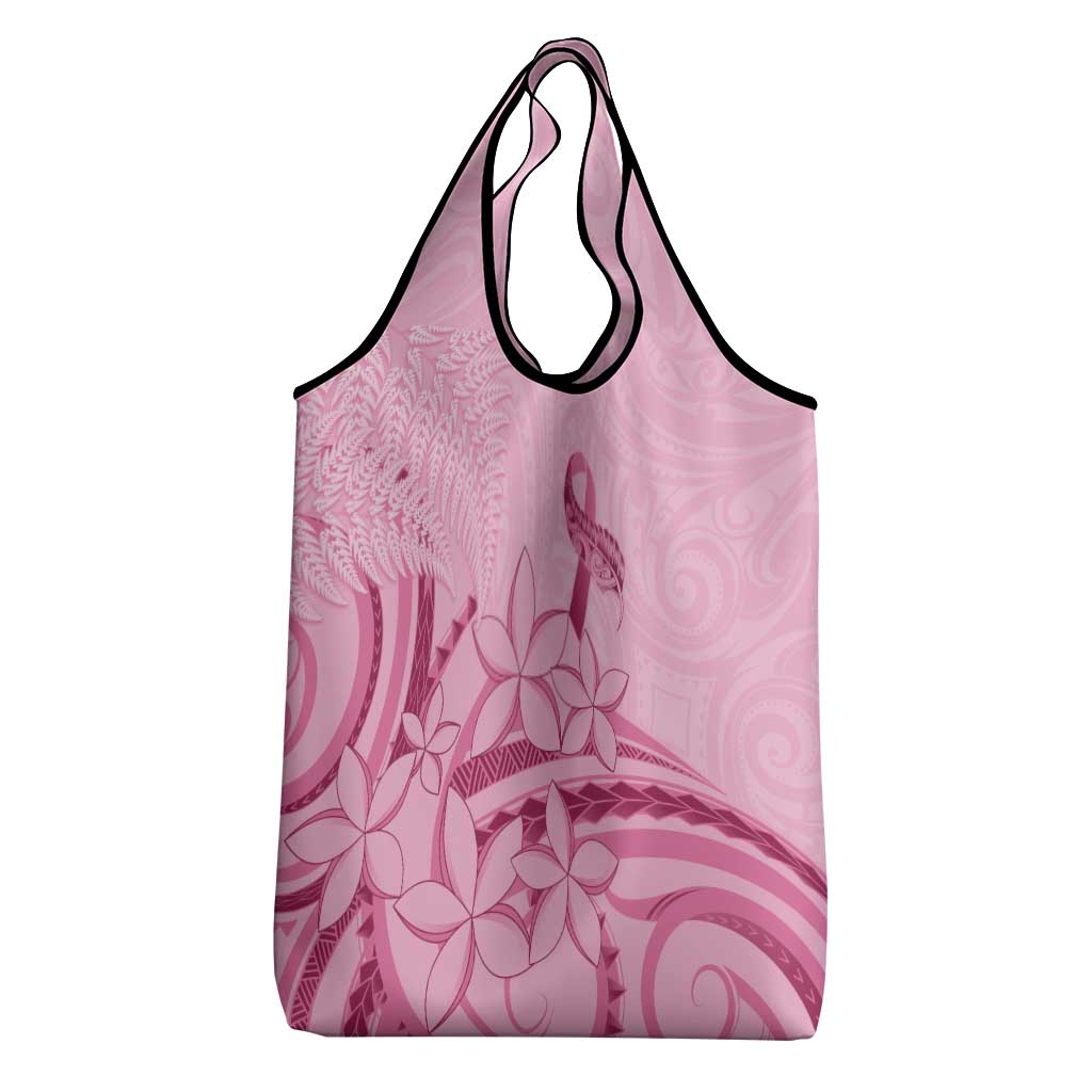 Aotearoa Maori Grocery Bag Pink Fern Ribbons - Polynesian Pride