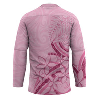 Aotearoa Maori Hockey Jersey Pink Fern Ribbons - Polynesian Pride