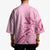 Aotearoa Maori Kimono Pink Fern Ribbons - Polynesian Pride
