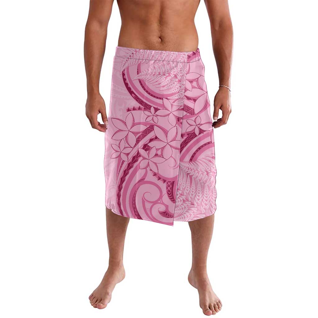 Aotearoa Maori Lavalava Pink Fern Ribbons - Polynesian Pride