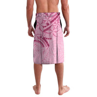 Aotearoa Maori Lavalava Pink Fern Ribbons - Polynesian Pride