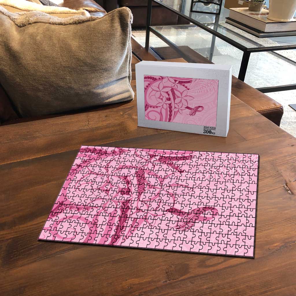 Aotearoa Maori Puzzle Pink Fern Ribbons - Polynesian Pride