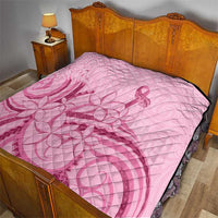 Aotearoa Maori Quilt Pink Fern Ribbons - Polynesian Pride