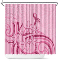 Aotearoa Maori Shower Curtain Pink Fern Ribbons - Polynesian Pride