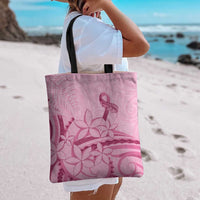 Aotearoa Maori Tote Bag Pink Fern Ribbons - Polynesian Pride