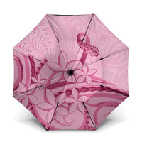 Aotearoa Maori Umbrella Pink Fern Ribbons - Polynesian Pride