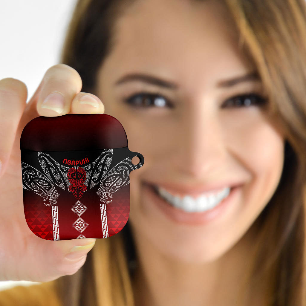 Aotearoa Maori Iwi Heritage AirPods Case Ngapuhi Kokowai LT7 - Polynesian Pride