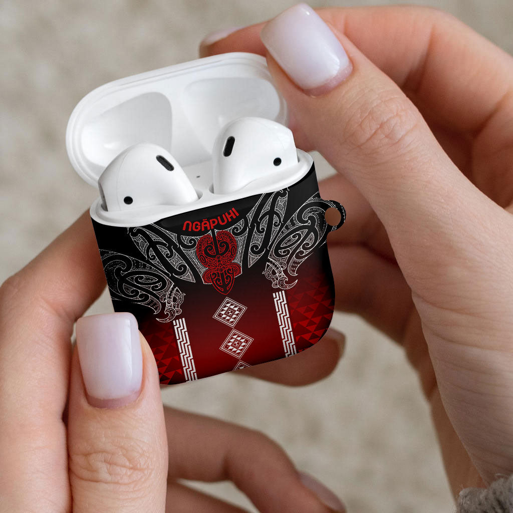 Aotearoa Maori Iwi Heritage AirPods Case Ngapuhi Kokowai LT7 - Polynesian Pride
