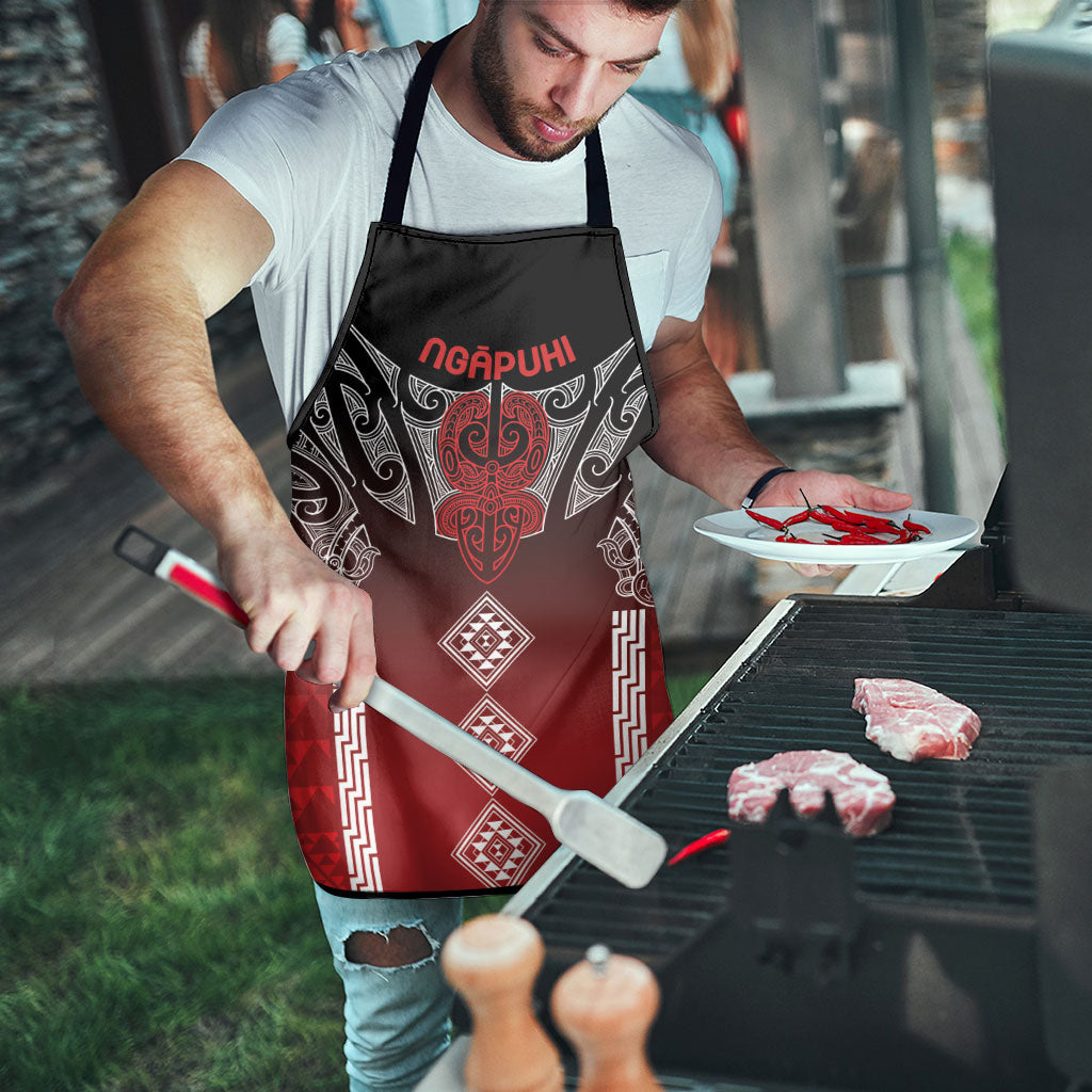 Aotearoa Maori Iwi Heritage Apron Ngapuhi Kokowai LT7 - Polynesian Pride