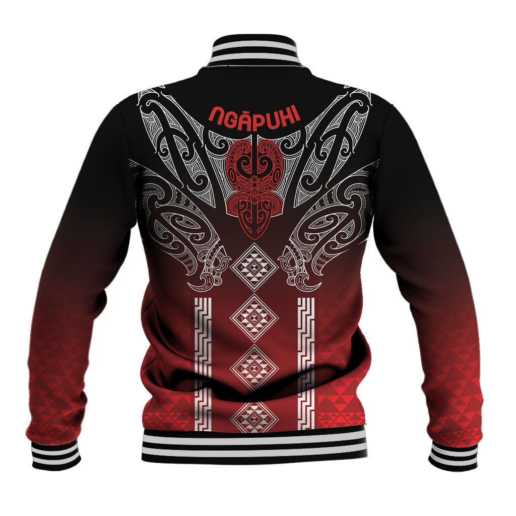 Aotearoa Maori Iwi Heritage Baseball Jacket Ngapuhi Kokowai LT7 - Polynesian Pride