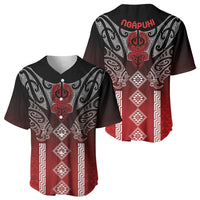 Aotearoa Maori Iwi Heritage Baseball Jersey Ngapuhi Kokowai LT7 - Polynesian Pride