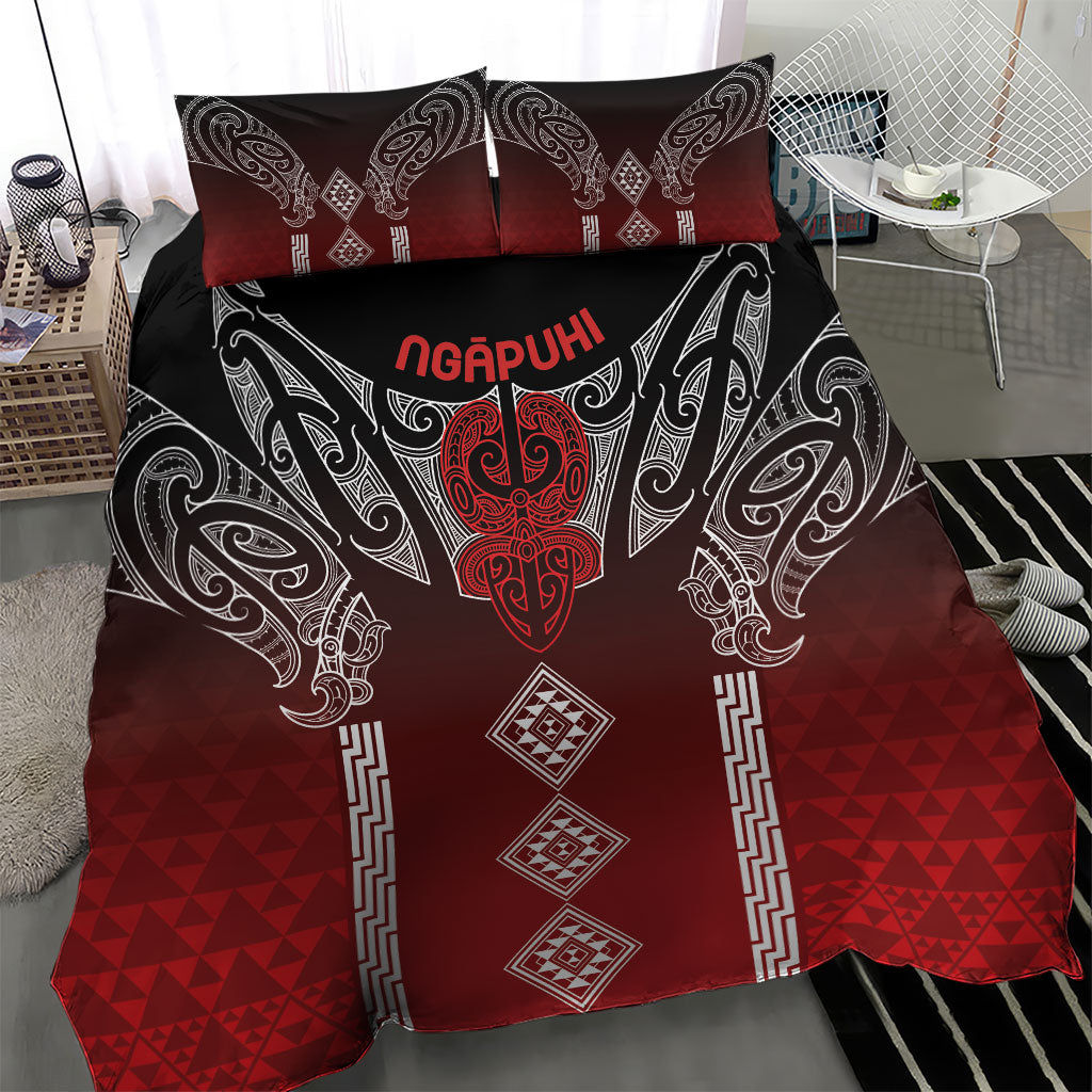 Aotearoa Maori Iwi Heritage Bedding Set Ngapuhi Kokowai LT7 - Polynesian Pride