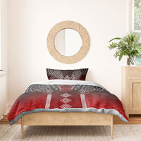 Aotearoa Maori Iwi Heritage Bedding Set Ngapuhi Kokowai LT7 - Polynesian Pride