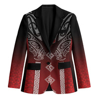 Aotearoa Maori Iwi Heritage Blazer Ngapuhi Kokowai LT7 Unisex Red - Polynesian Pride