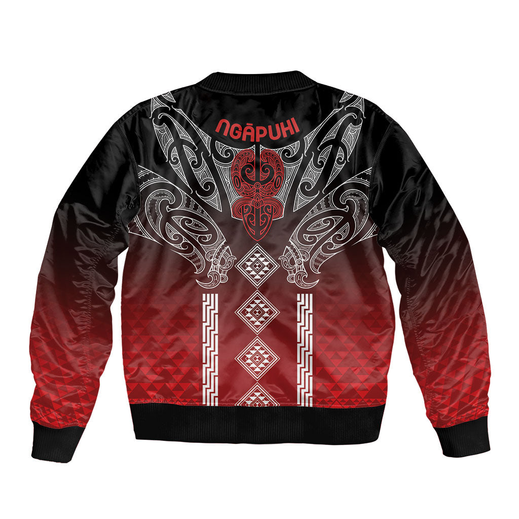 Aotearoa Maori Iwi Heritage Bomber Jacket Ngapuhi Kokowai LT7 - Polynesian Pride
