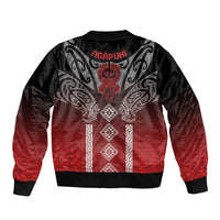 Aotearoa Maori Iwi Heritage Bomber Jacket Ngapuhi Kokowai LT7 - Polynesian Pride