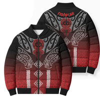 Aotearoa Maori Iwi Heritage Bomber Puffer Jacket Ngapuhi Kokowai LT7 - Polynesian Pride