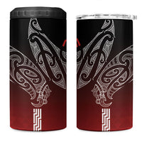 Aotearoa Maori Iwi Heritage 4 in 1 Can Cooler Tumbler Ngapuhi Kokowai LT7 One Size: 16 oz Red - Polynesian Pride
