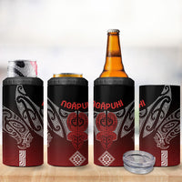Aotearoa Maori Iwi Heritage 4 in 1 Can Cooler Tumbler Ngapuhi Kokowai LT7 - Polynesian Pride