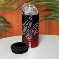 Aotearoa Maori Iwi Heritage 4 in 1 Can Cooler Tumbler Ngapuhi Kokowai LT7 - Polynesian Pride