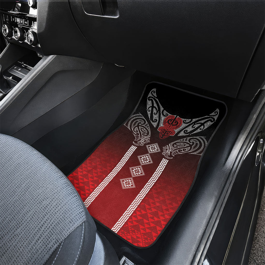 Aotearoa Maori Iwi Heritage Car Mats Ngapuhi Kokowai LT7 - Polynesian Pride