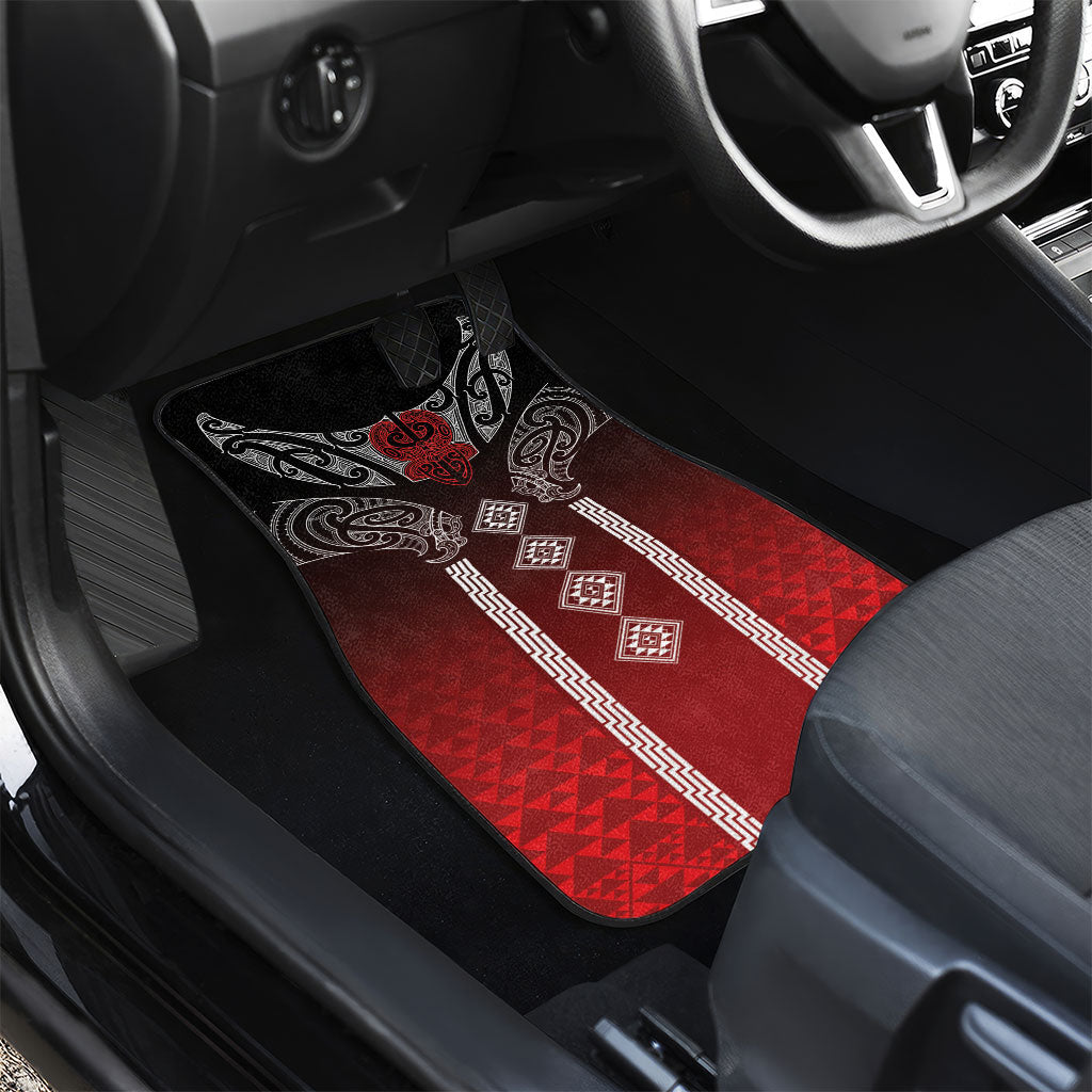 Aotearoa Maori Iwi Heritage Car Mats Ngapuhi Kokowai LT7 - Polynesian Pride