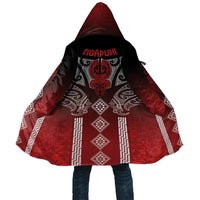 Aotearoa Maori Iwi Heritage Cloak Ngapuhi Kokowai LT7 Unisex Red - Polynesian Pride