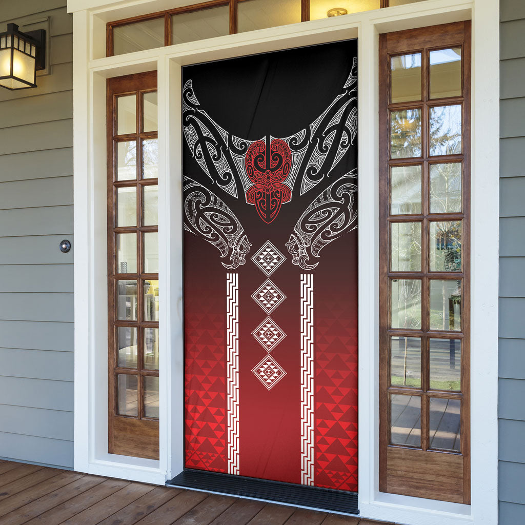 Aotearoa Maori Iwi Heritage Door Cover Ngapuhi Kokowai LT7 - Polynesian Pride