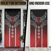 Aotearoa Maori Iwi Heritage Door Cover Ngapuhi Kokowai LT7 - Polynesian Pride