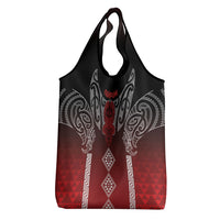 Aotearoa Maori Iwi Heritage Grocery Bag Ngapuhi Kokowai LT7 - Polynesian Pride