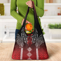 Aotearoa Maori Iwi Heritage Grocery Bag Ngapuhi Kokowai LT7 - Polynesian Pride