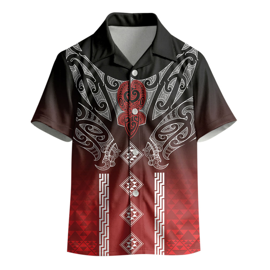 Aotearoa Maori Iwi Heritage Kid Hawaiian Shirt Ngapuhi Kokowai LT7 - Polynesian Pride