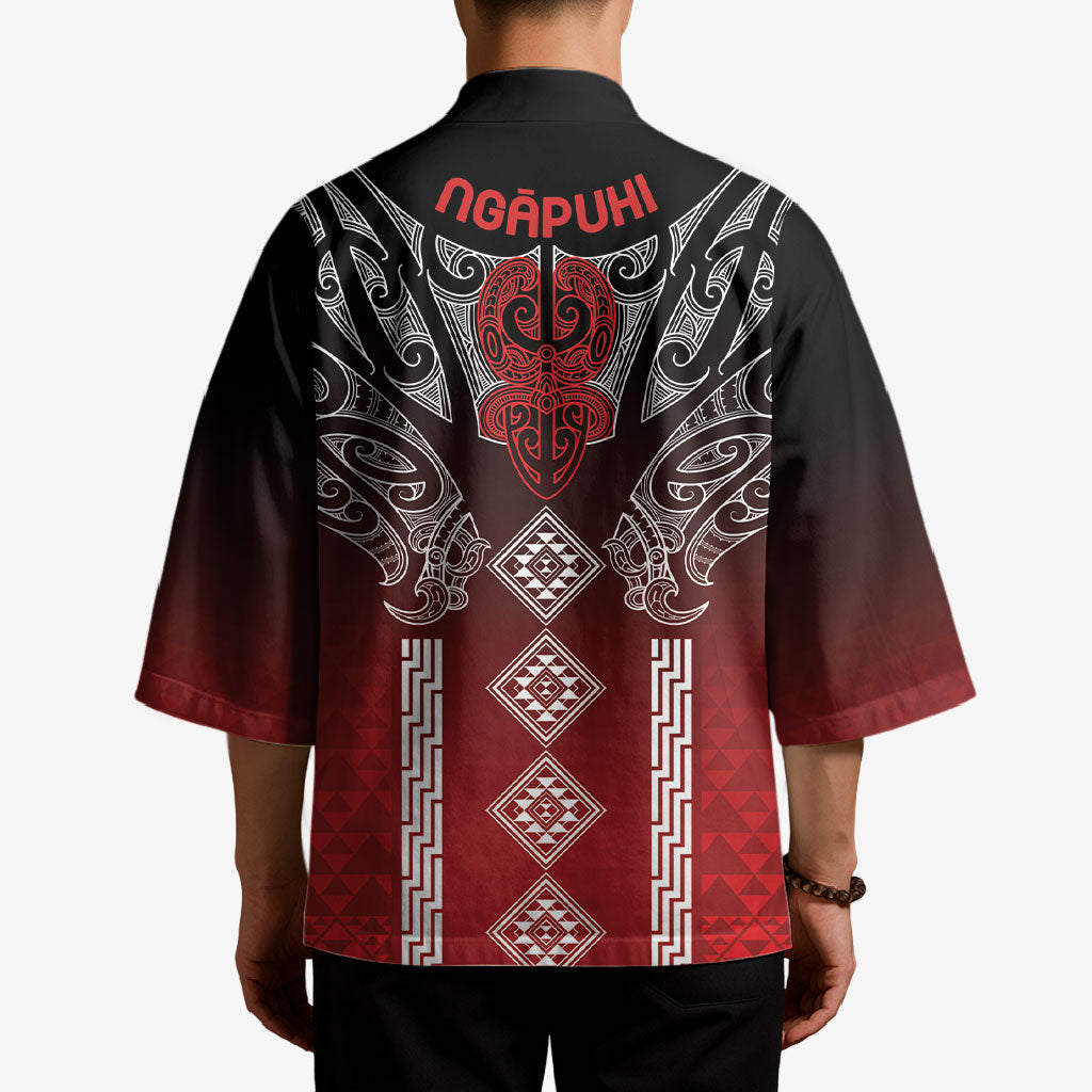 Aotearoa Maori Iwi Heritage Kimono Ngapuhi Kokowai LT7 - Polynesian Pride