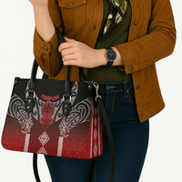 Aotearoa Maori Iwi Heritage Leather Bag Ngapuhi Kokowai LT7 - Polynesian Pride