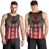 Aotearoa Maori Iwi Heritage Men Tank Top Ngapuhi Kokowai LT7 - Polynesian Pride
