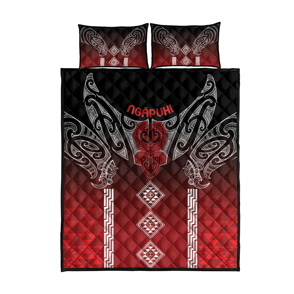 Aotearoa Maori Iwi Heritage Quilt Bed Set Ngapuhi Kokowai LT7 - Polynesian Pride