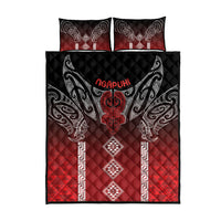 Aotearoa Maori Iwi Heritage Quilt Bed Set Ngapuhi Kokowai LT7 - Polynesian Pride
