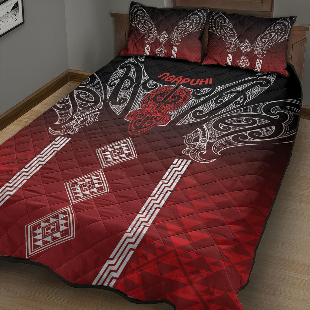 Aotearoa Maori Iwi Heritage Quilt Bed Set Ngapuhi Kokowai LT7 - Polynesian Pride