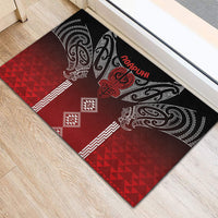 Aotearoa Maori Iwi Heritage Rubber Doormat Ngapuhi Kokowai LT7 - Polynesian Pride